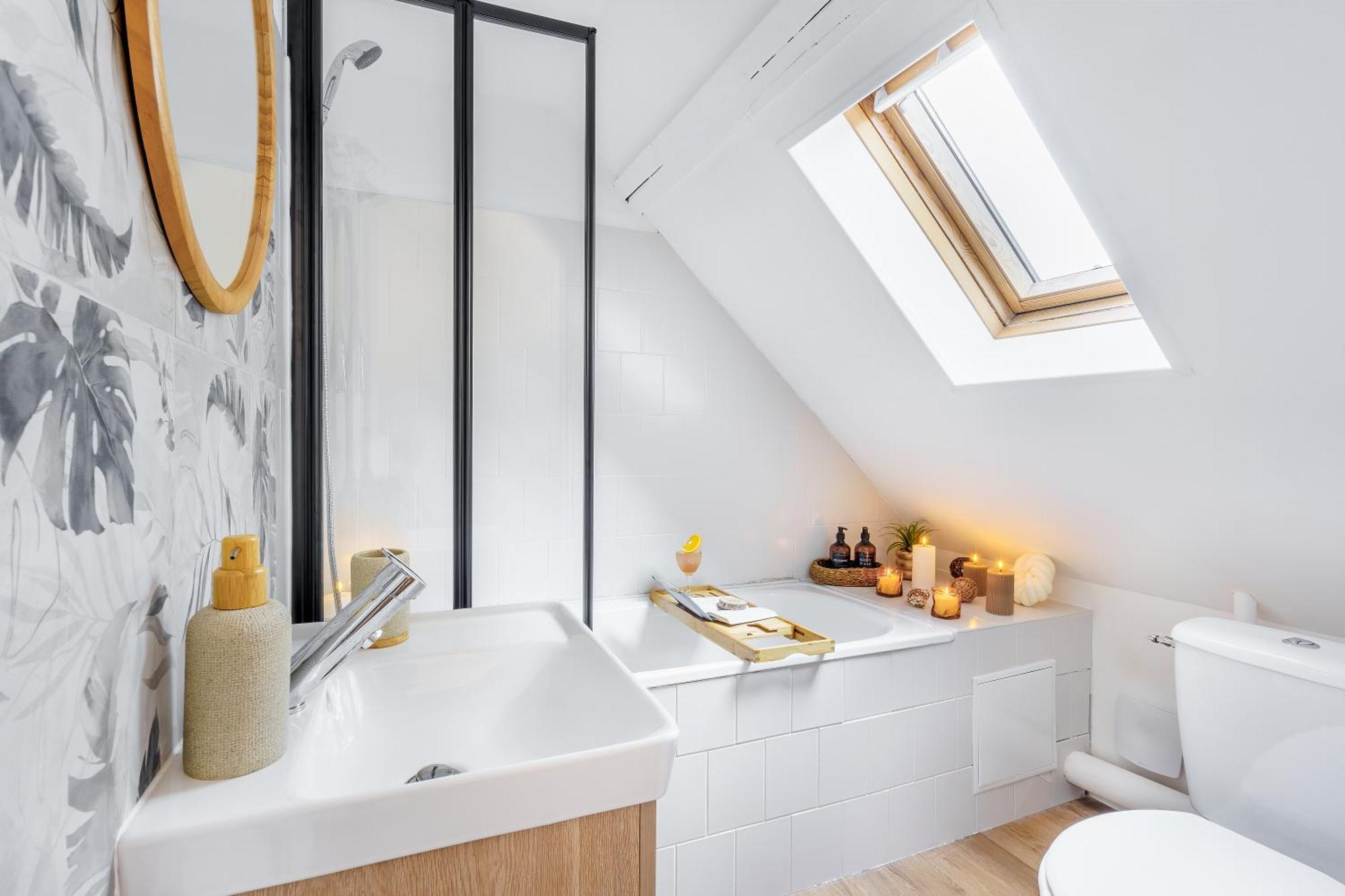 Maisonnette Bleu Horizon Avec Jardin - 2Min Gare - Serenito Homes Saint-Just-en-Chaussee 外观 照片