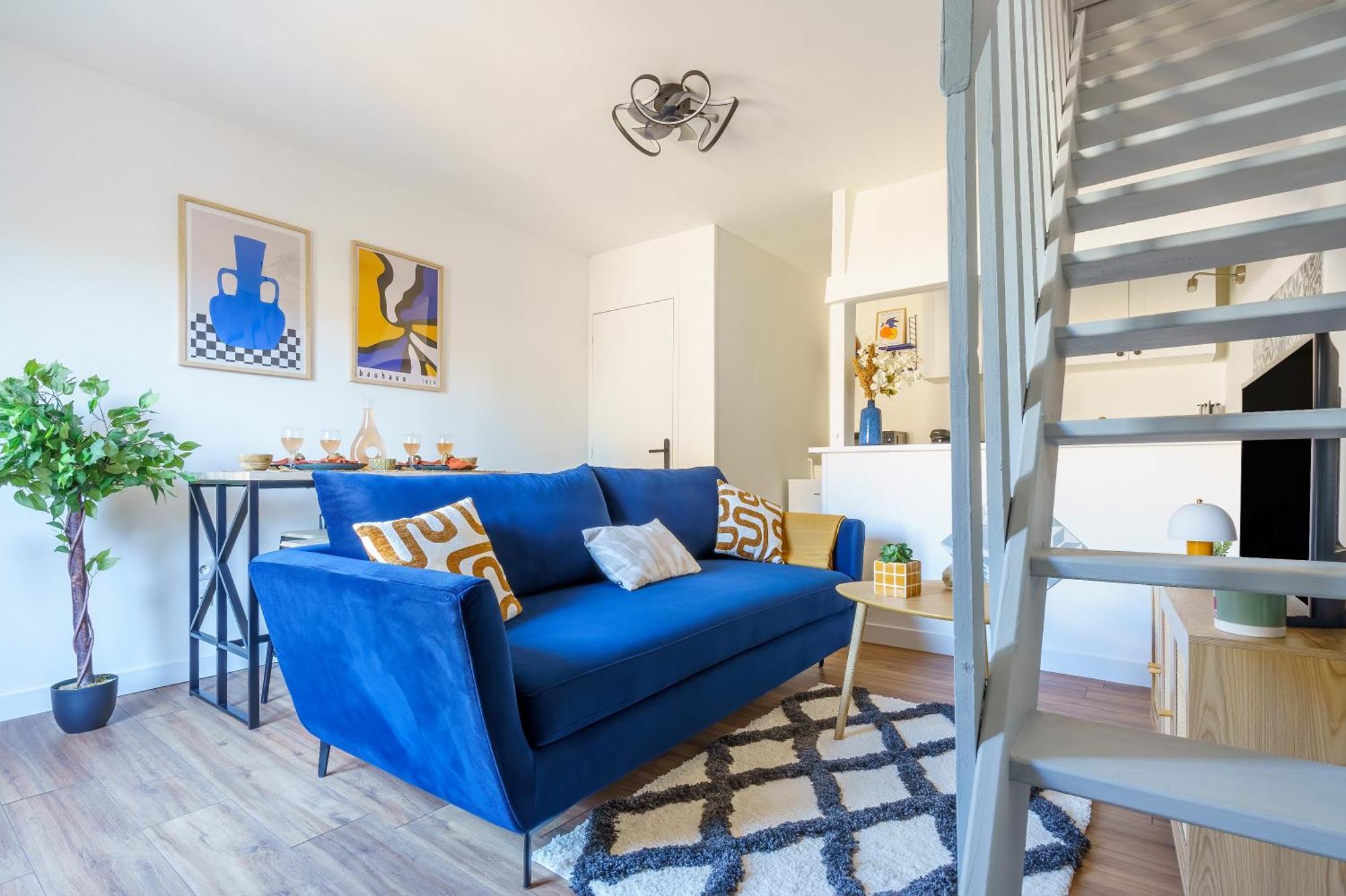 Maisonnette Bleu Horizon Avec Jardin - 2Min Gare - Serenito Homes Saint-Just-en-Chaussee 外观 照片