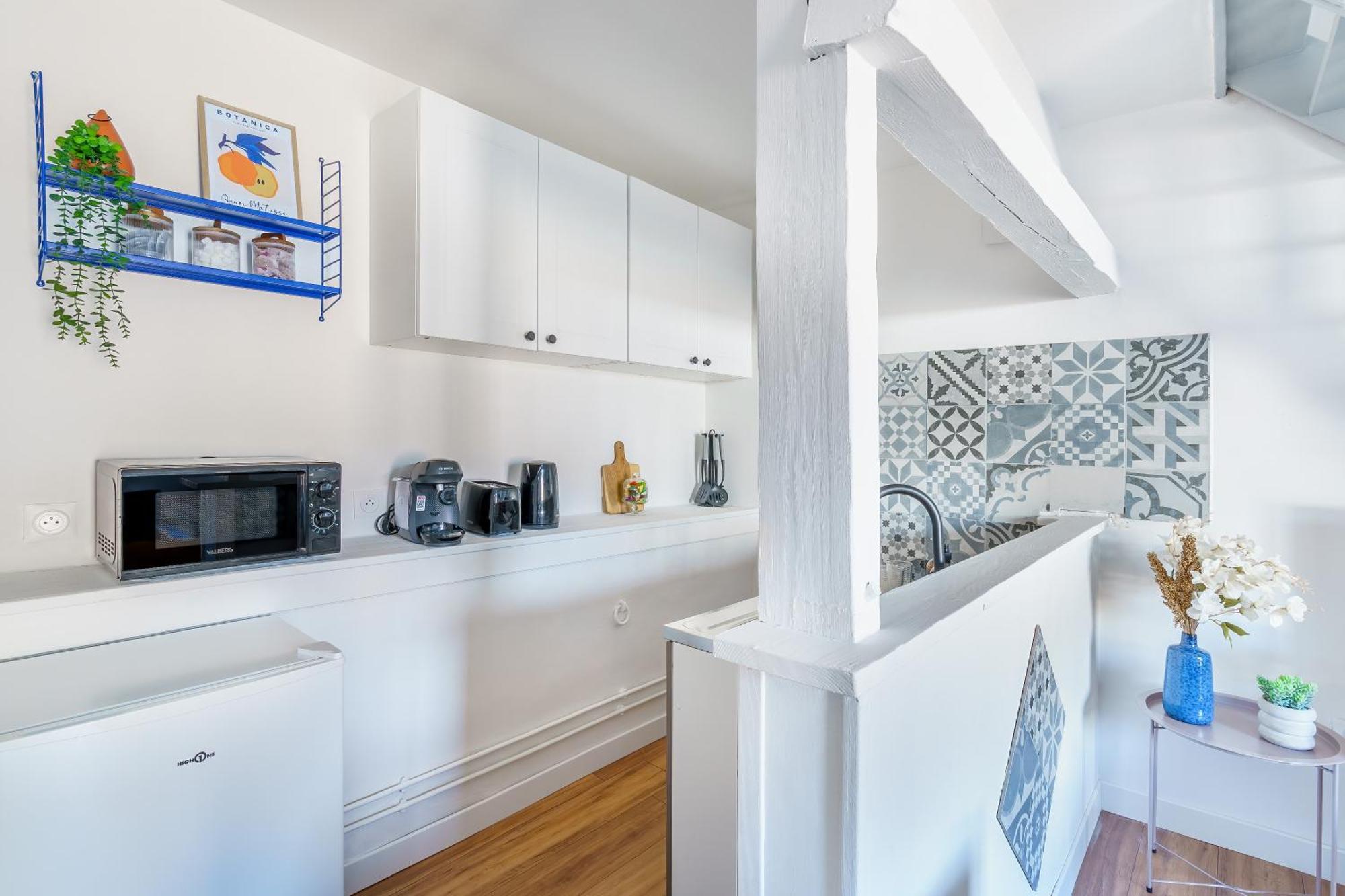 Maisonnette Bleu Horizon Avec Jardin - 2Min Gare - Serenito Homes Saint-Just-en-Chaussee 外观 照片
