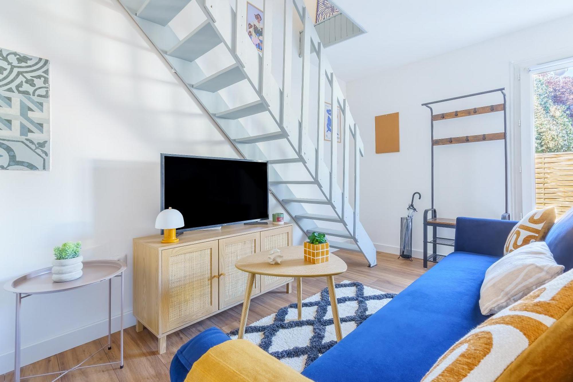 Maisonnette Bleu Horizon Avec Jardin - 2Min Gare - Serenito Homes Saint-Just-en-Chaussee 外观 照片